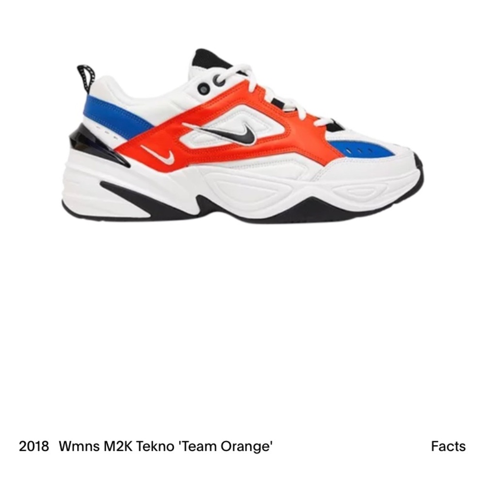 🧡Womens Nike M2K Tekno Team Orange Sneakers🧡